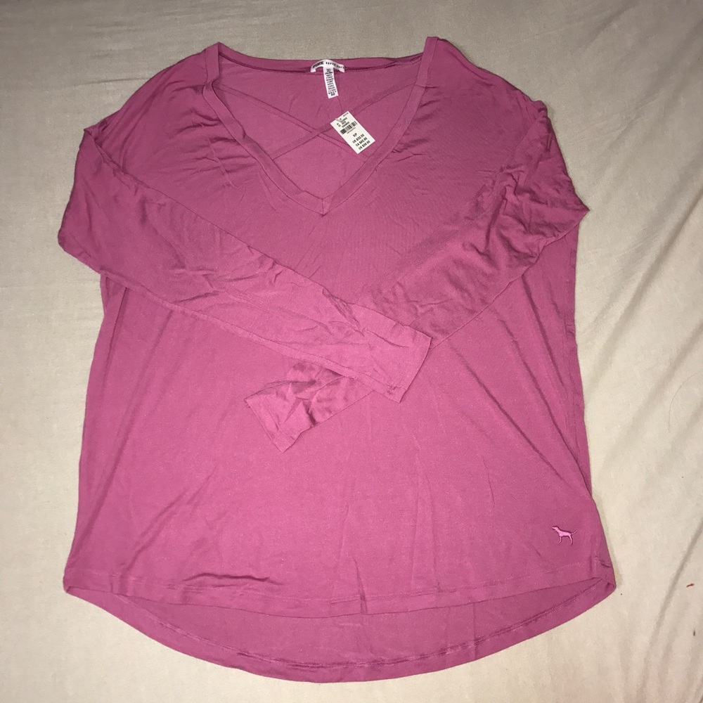 PINK Criss Cross Top